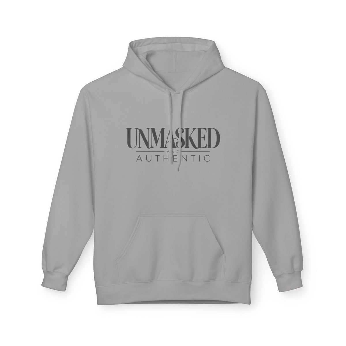 UNMASKED Hoodie — Midweight Unisex Fleece Pullover