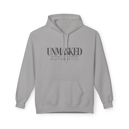 UNMASKED Hoodie — Midweight Unisex Fleece Pullover