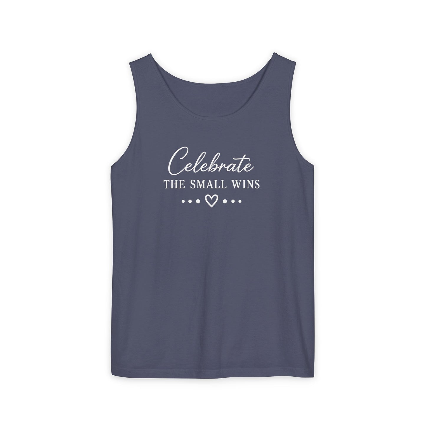 Celebrate the Small Wins Tank Top — Inspirational Graphic Tank
