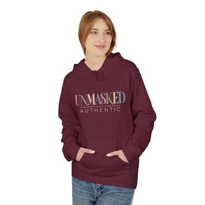 UNMASKED Hoodie — Midweight Unisex Fleece Pullover