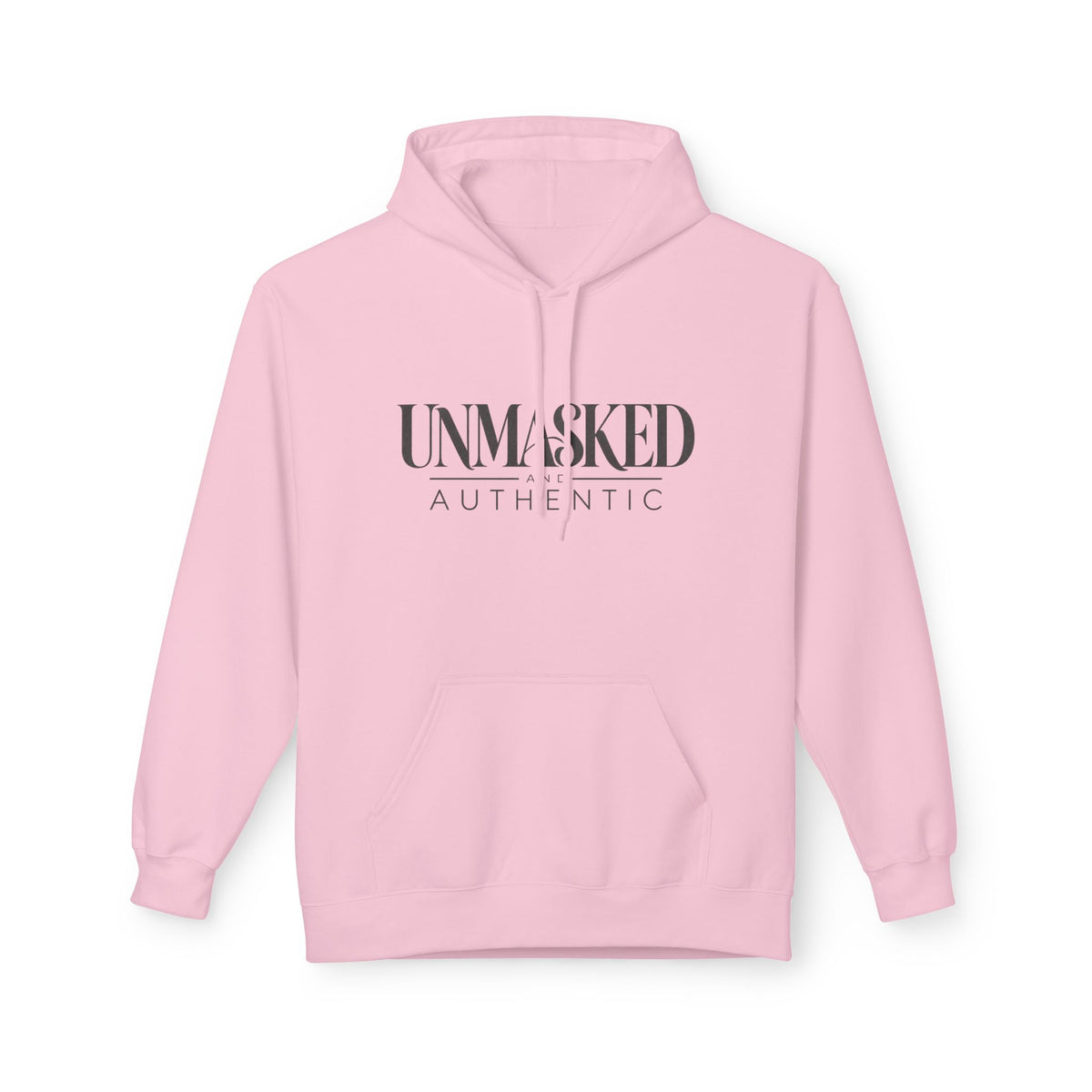 UNMASKED Hoodie — Midweight Unisex Fleece Pullover