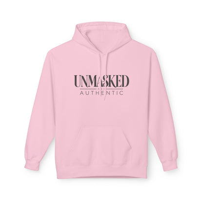 UNMASKED Hoodie — Midweight Unisex Fleece Pullover