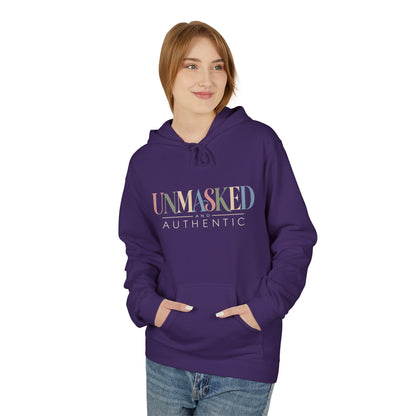 UNMASKED Hoodie — Midweight Unisex Fleece Pullover