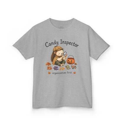 Youth T-Shirt — "Candy Inspector" Halloween Trick-or-Treat Shirt
