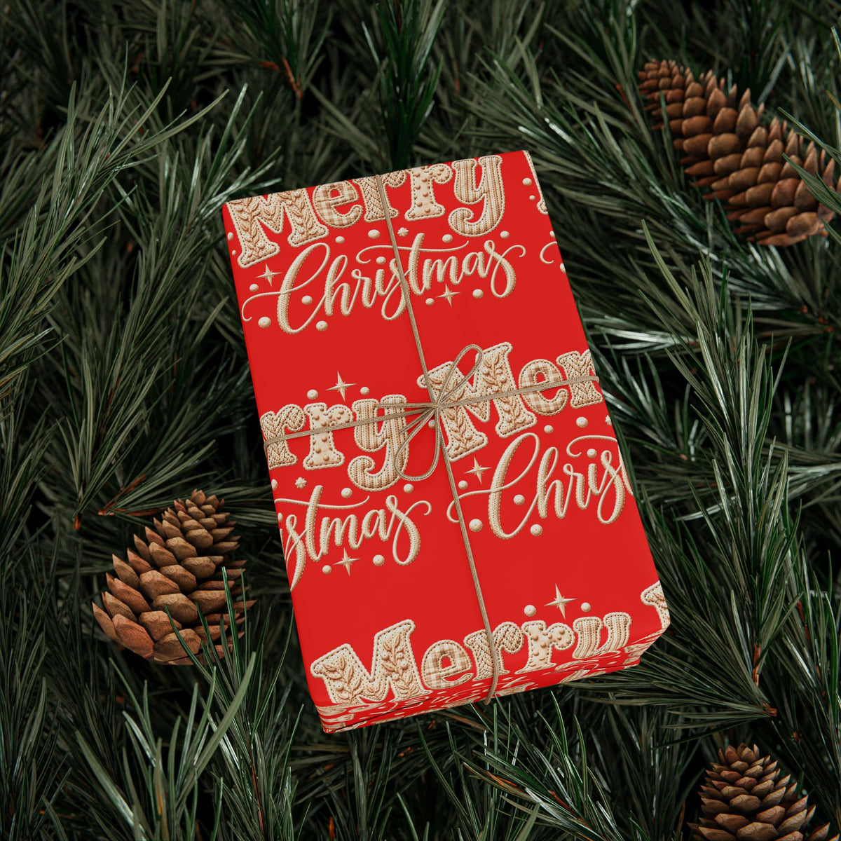 Merry Christmas Wrapping Paper 30" X 36"