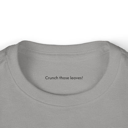 Toddler Long Sleeve Tee — "Fall Leaves Make Me Happy" Cute Autumn Hedgehog