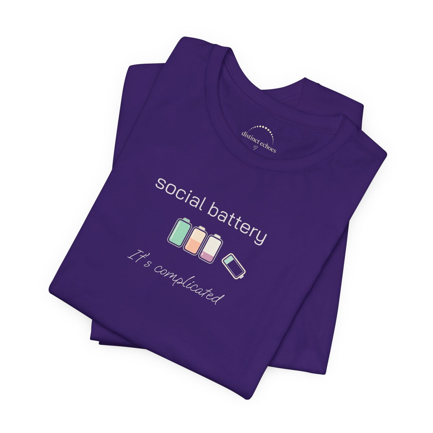 Social Battery Tee – “Social Battery” Low Charge Graphic T‑Shirt