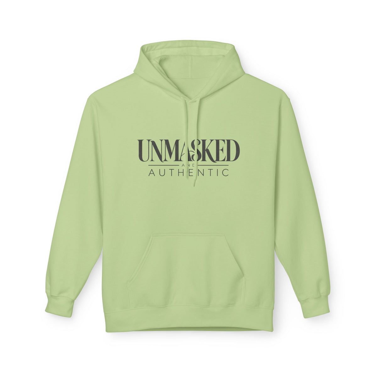 UNMASKED Hoodie — Midweight Unisex Fleece Pullover
