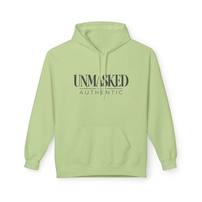 UNMASKED Hoodie — Midweight Unisex Fleece Pullover