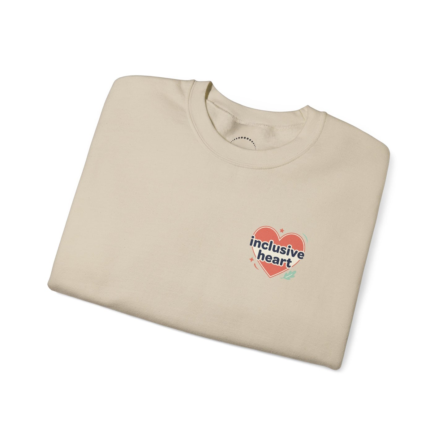 Inclusive Heart Crewneck Pullover