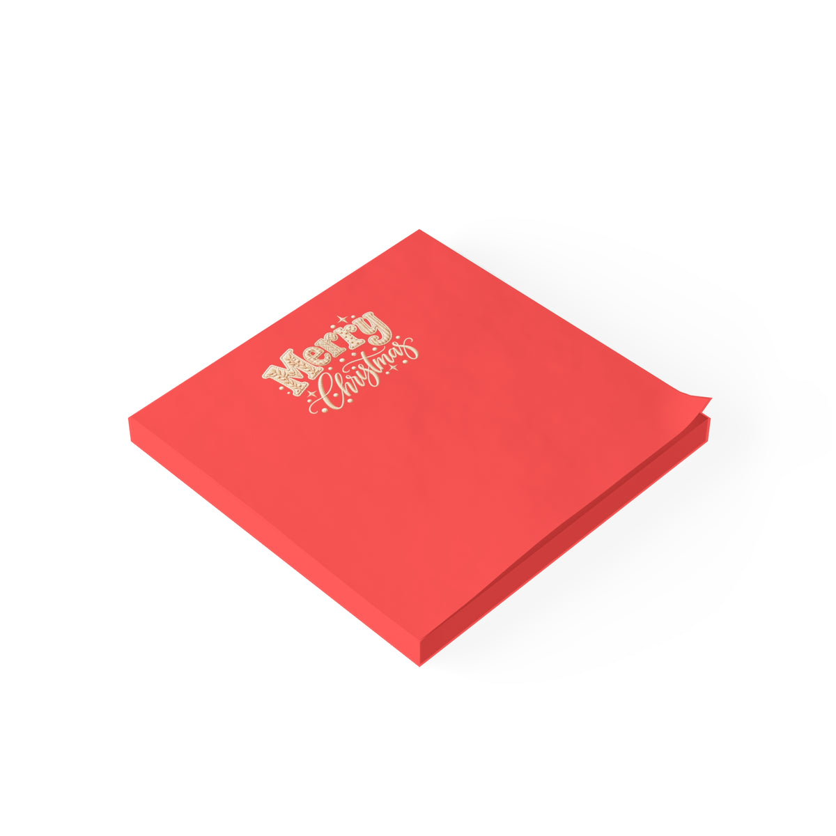 Merry Christmas Post-it® Note Pad 4" x 4"