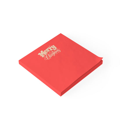 Merry Christmas Post-it® Note Pad 4" x 4"