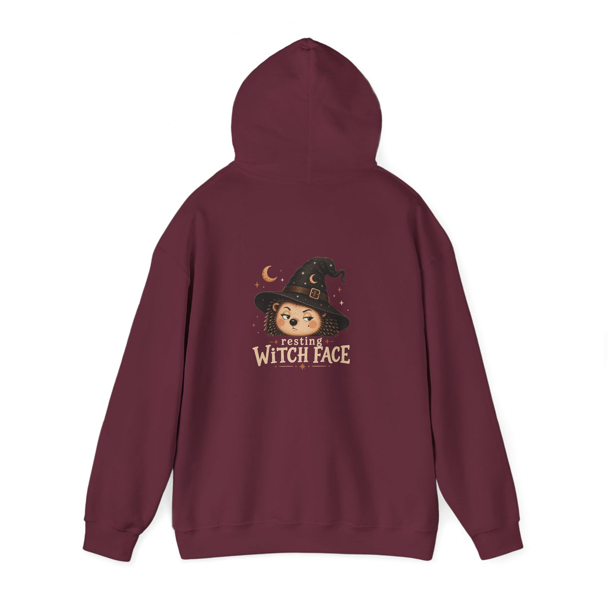 Halloween Hoodie - "Resting Witch Face" Funny Fall Graphic Comfort
