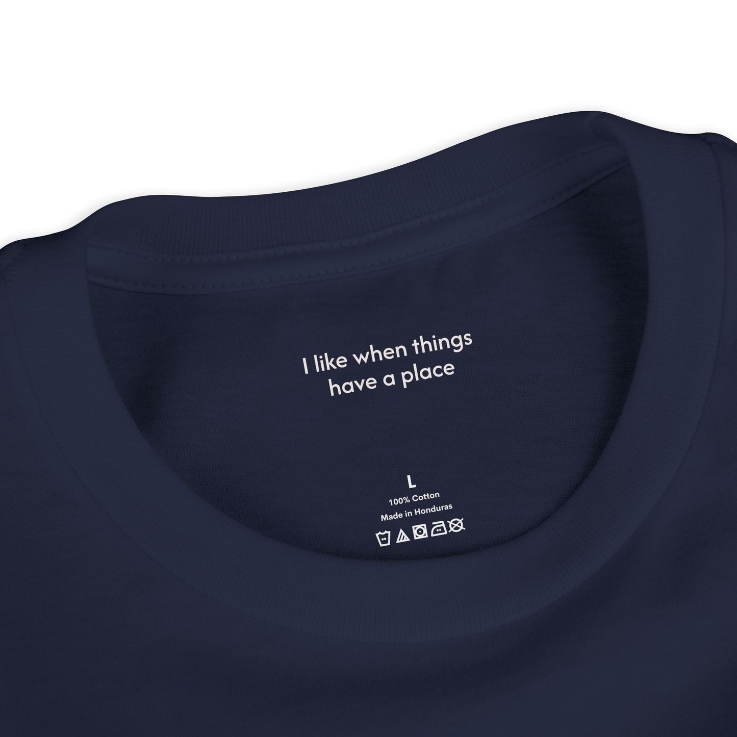 Youth Tee — "Putting Things in Order Helps Me Feel Calm" Cute Hedgehog Kids Shirt
