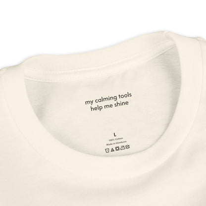 Youth Tee — "Squeezes help me with big feelings" Cute Hedgehog Emotional Support Shirt