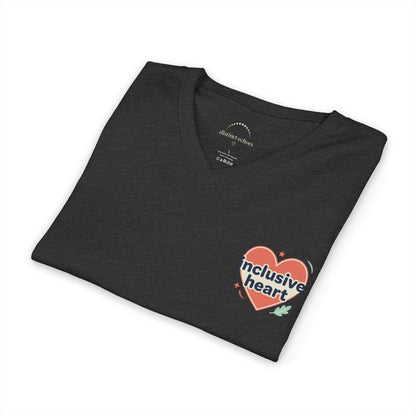 Inclusive Heart V-Neck T-shirt