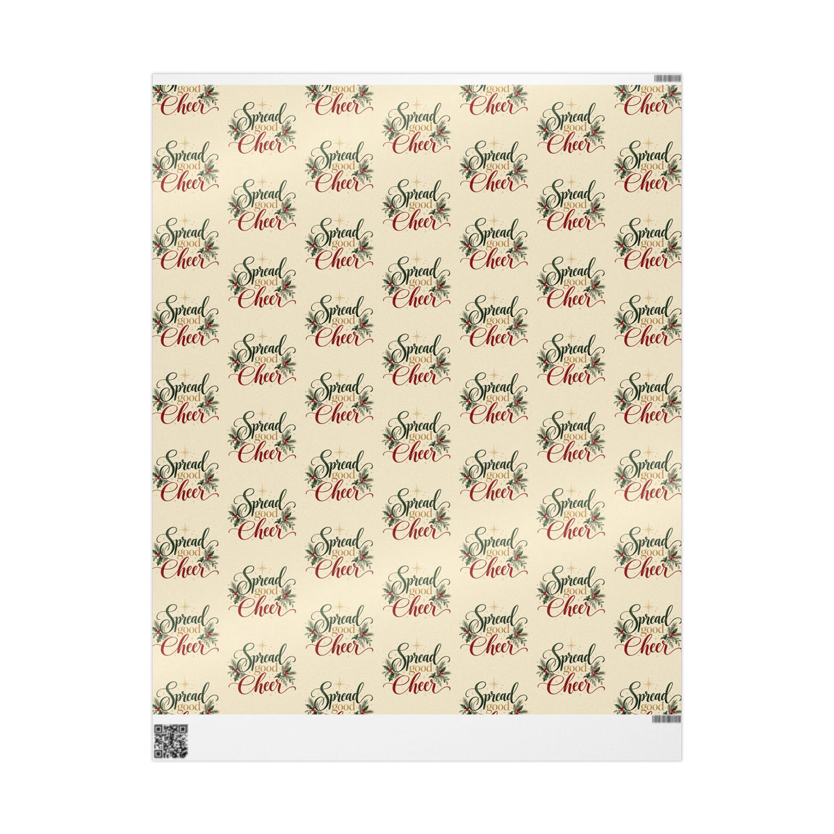 Spread Good Cheer - Christmas Wrapping Paper 30" x 36"