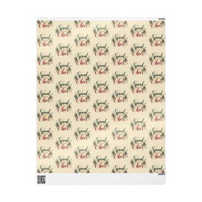 Spread Good Cheer - Christmas Wrapping Paper 30" x 36"
