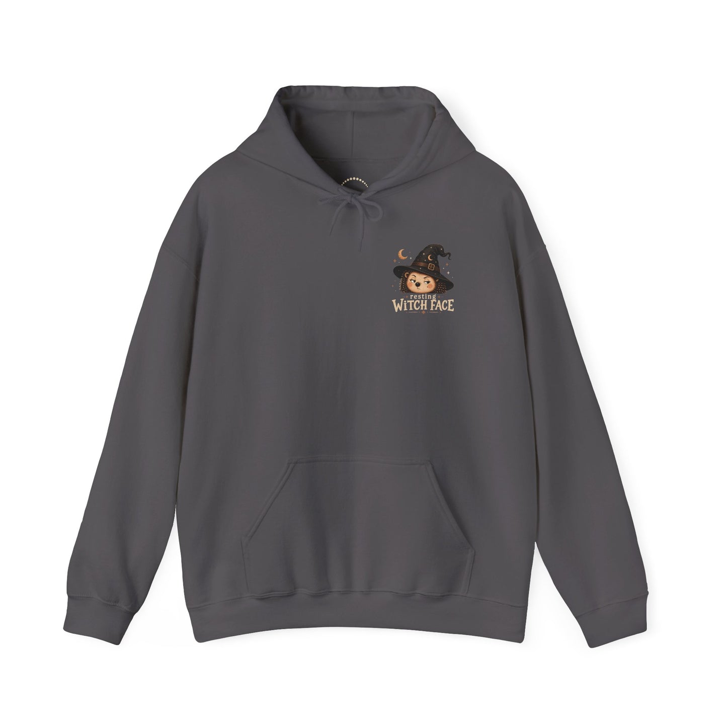 Halloween Hoodie - "Resting Witch Face" Funny Fall Graphic Comfort
