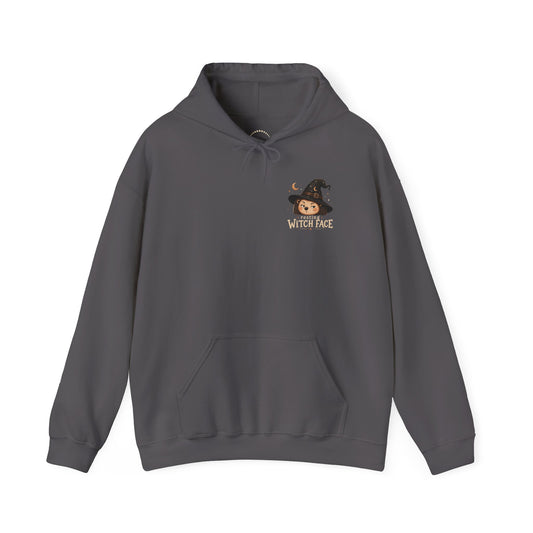 Halloween Hoodie - "Resting Witch Face" Funny Fall Graphic Comfort