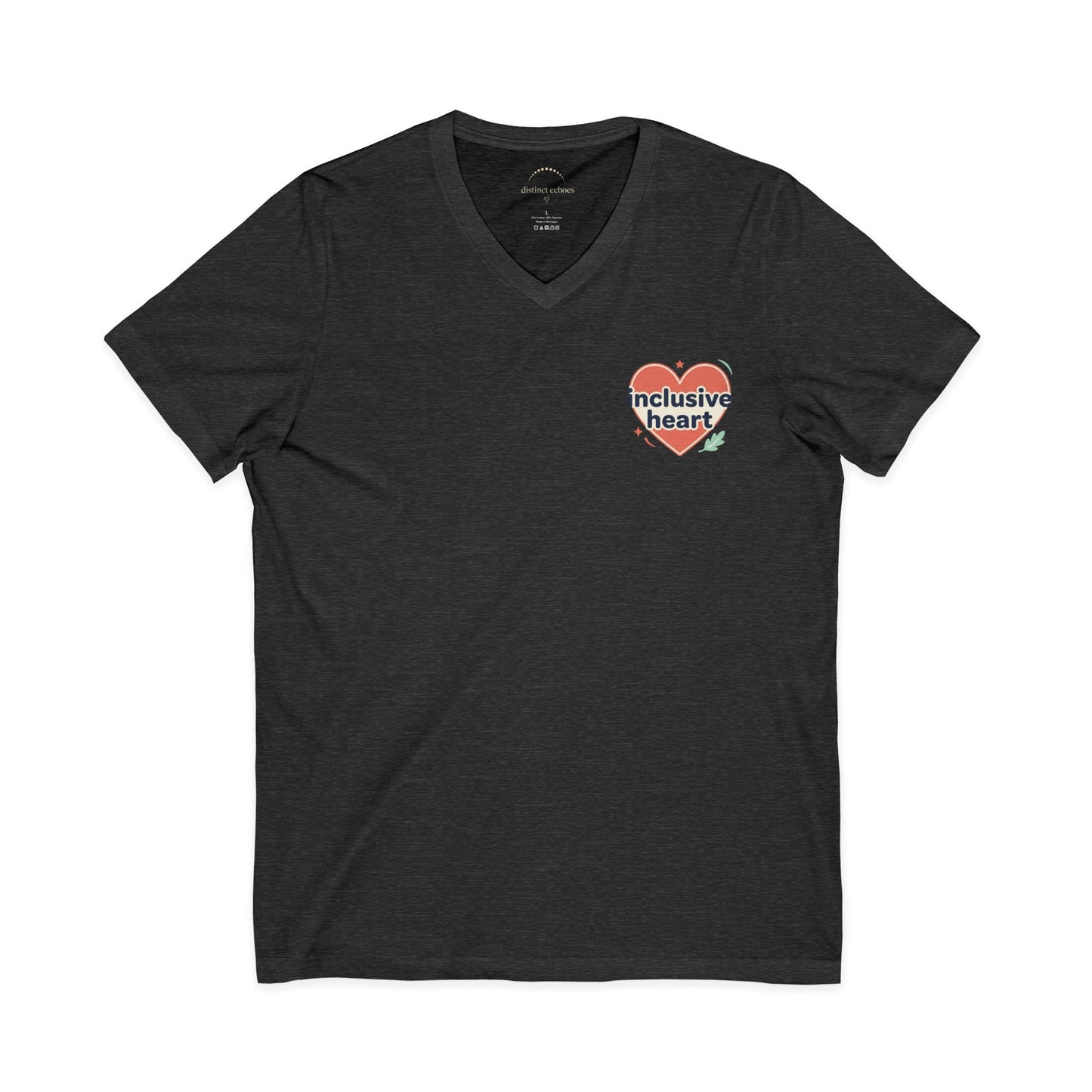 Inclusive Heart V-Neck T-shirt