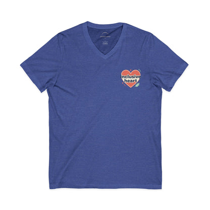 Inclusive Heart V-Neck T-shirt