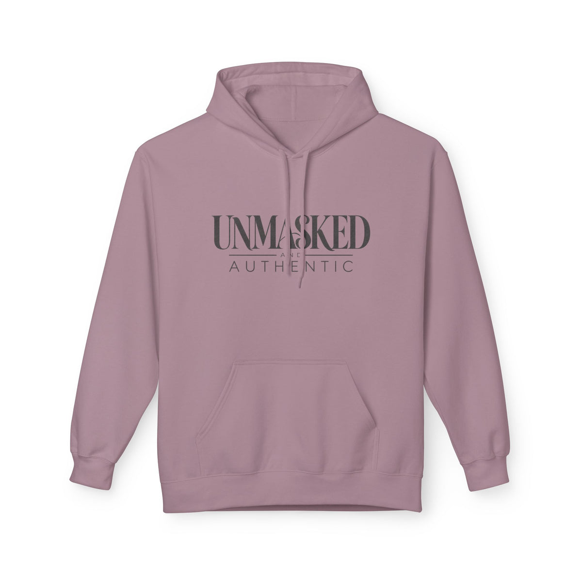 UNMASKED Hoodie — Midweight Unisex Fleece Pullover