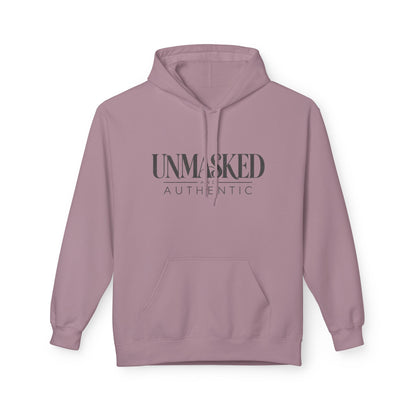 UNMASKED Hoodie — Midweight Unisex Fleece Pullover